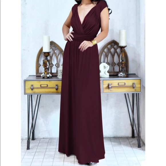 Koh Koh Gown dark red - Picture 3 of 8